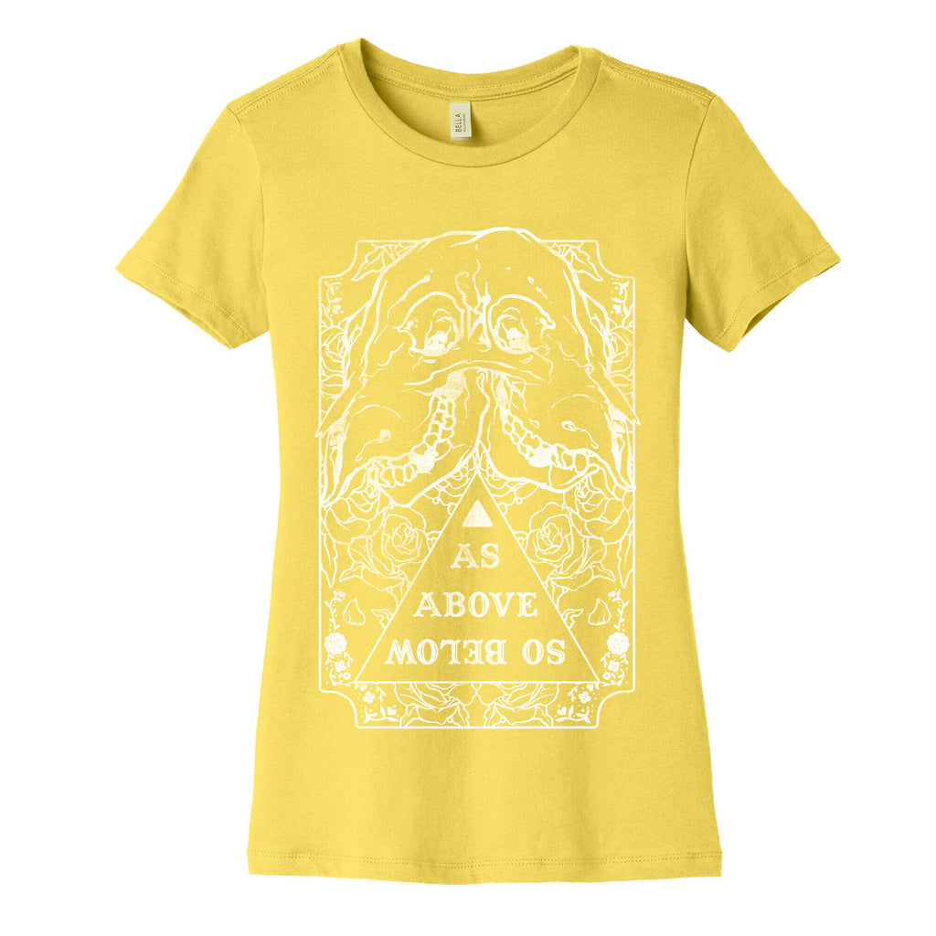 As Above So Below Women's Cotton Tee