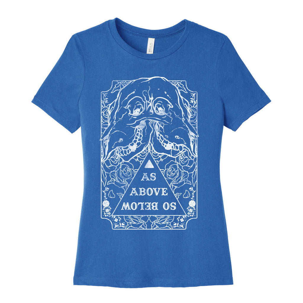 As Above So Below Women's Cotton Tee