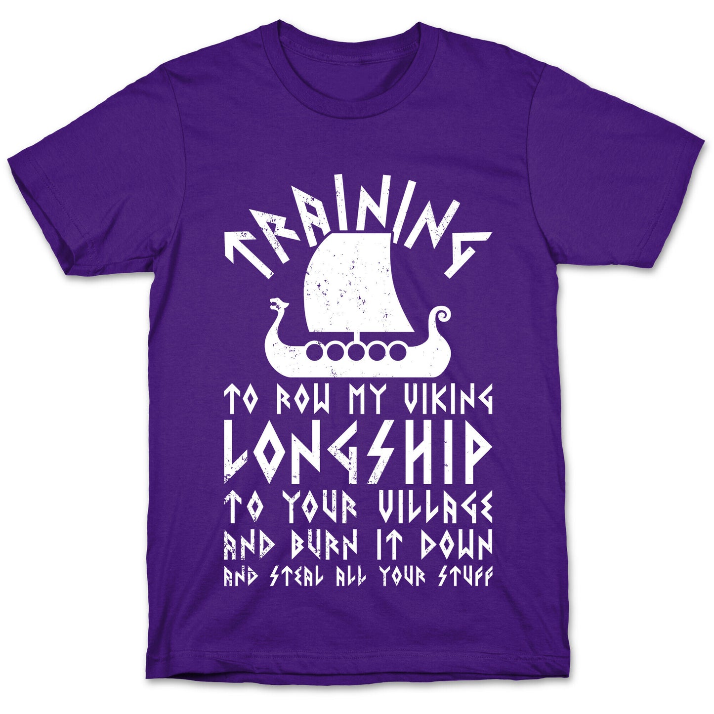 Training To Row My Viking Longship T-Shirt