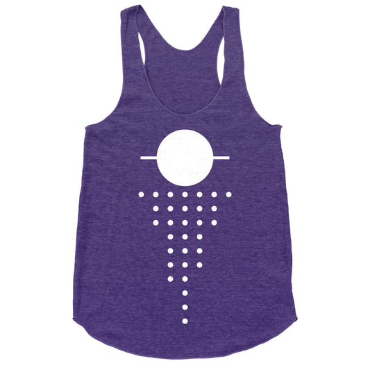 Saturn's Moons Racerback Tank