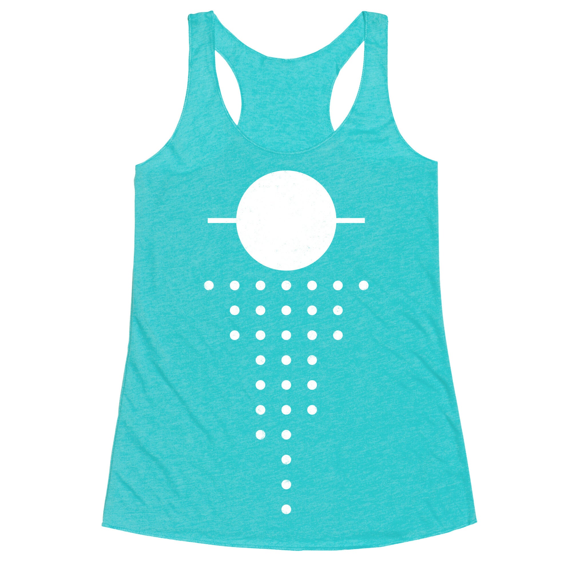 Saturn's Moons Racerback Tank