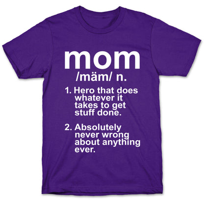Mom Definition T-Shirt