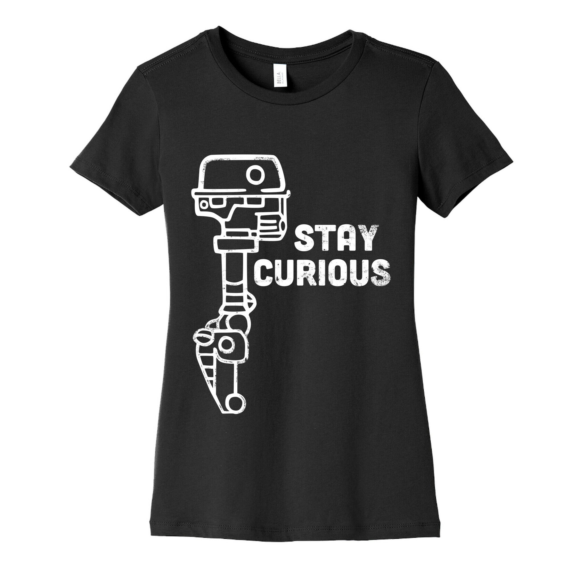 Stay Curious (Mars Rover) Women's Cotton Tee