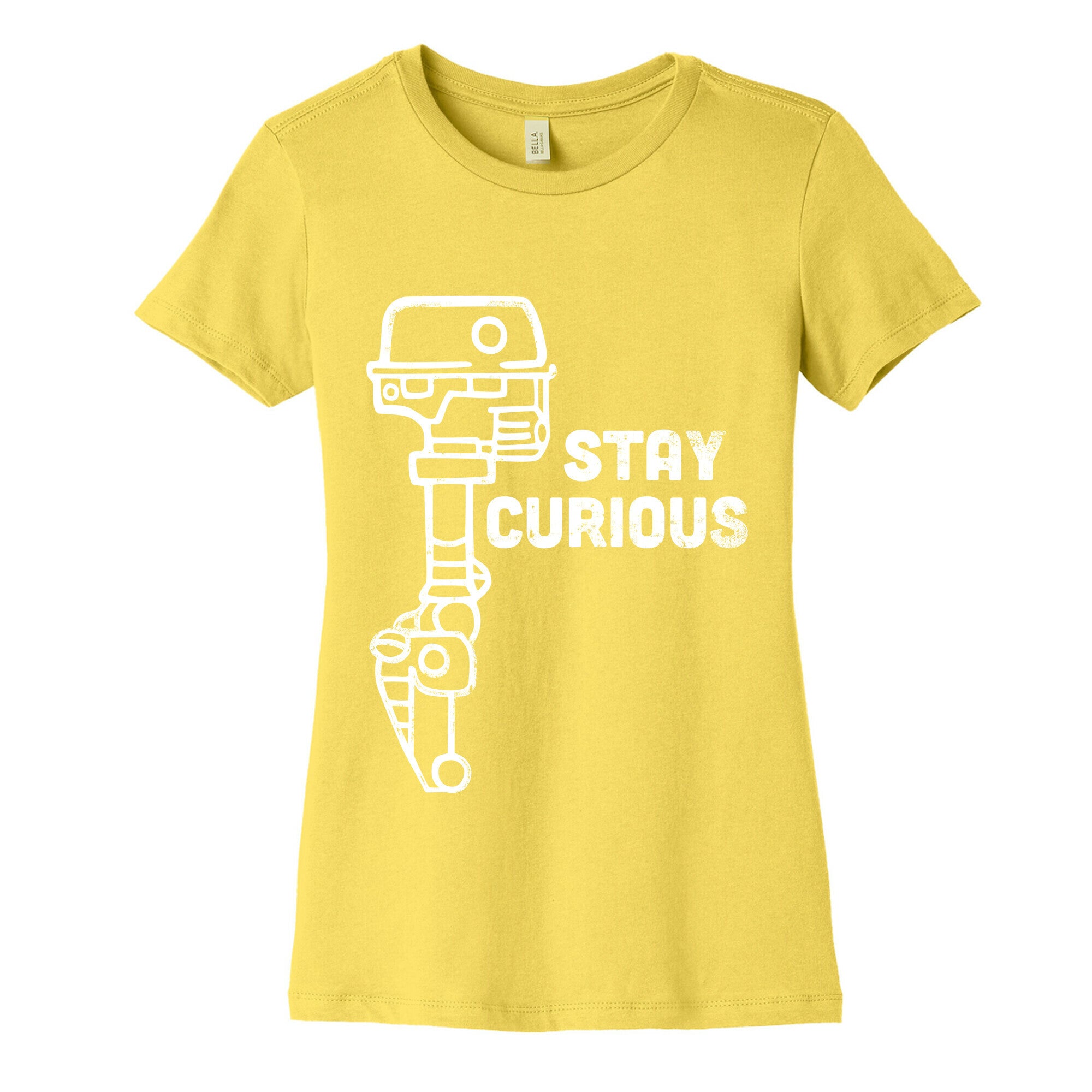 Stay Curious (Mars Rover) Women's Cotton Tee