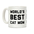 World's Best Cat Mom Coffee Mug
