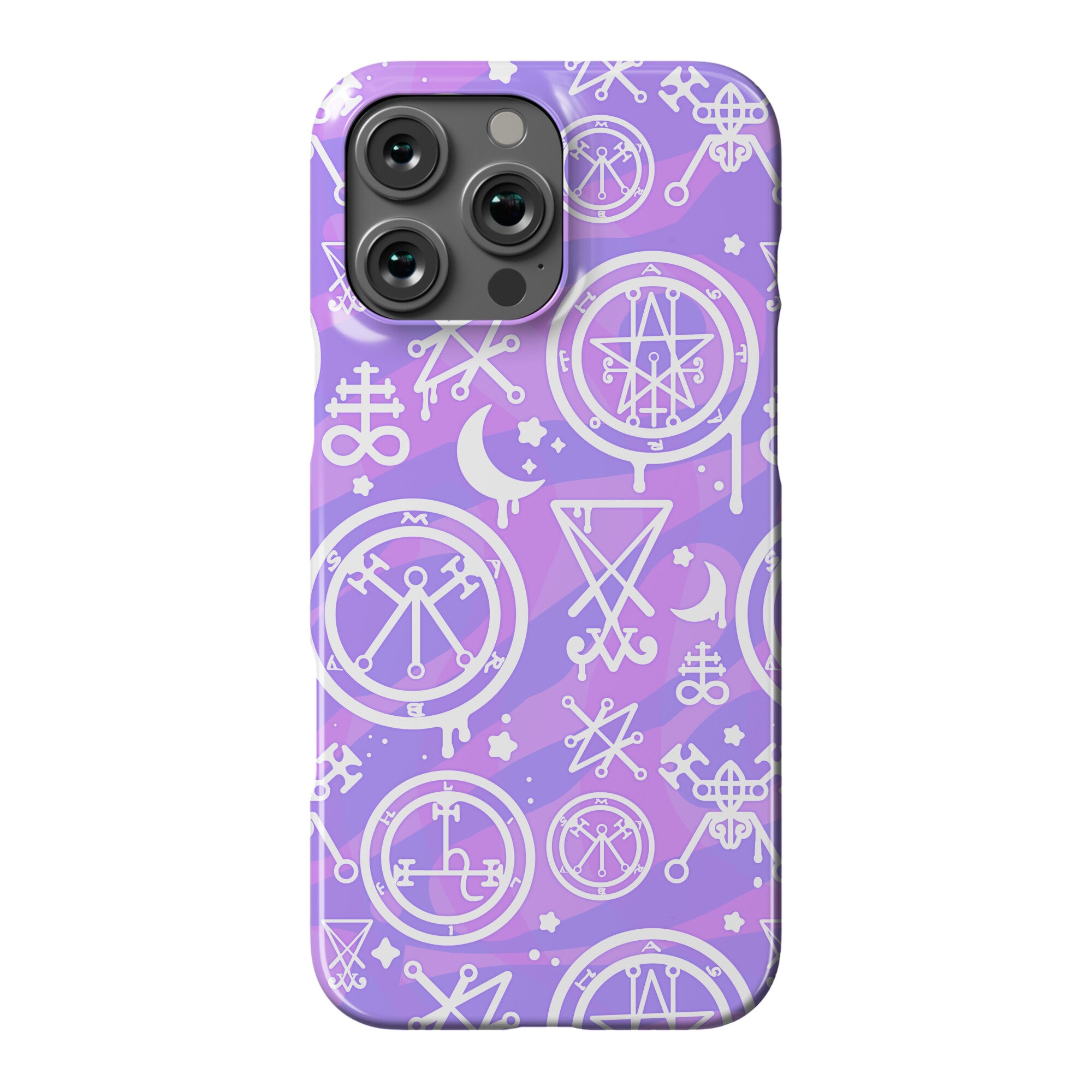 Pastel Goth Demon Sigil Pattern Phone Case
