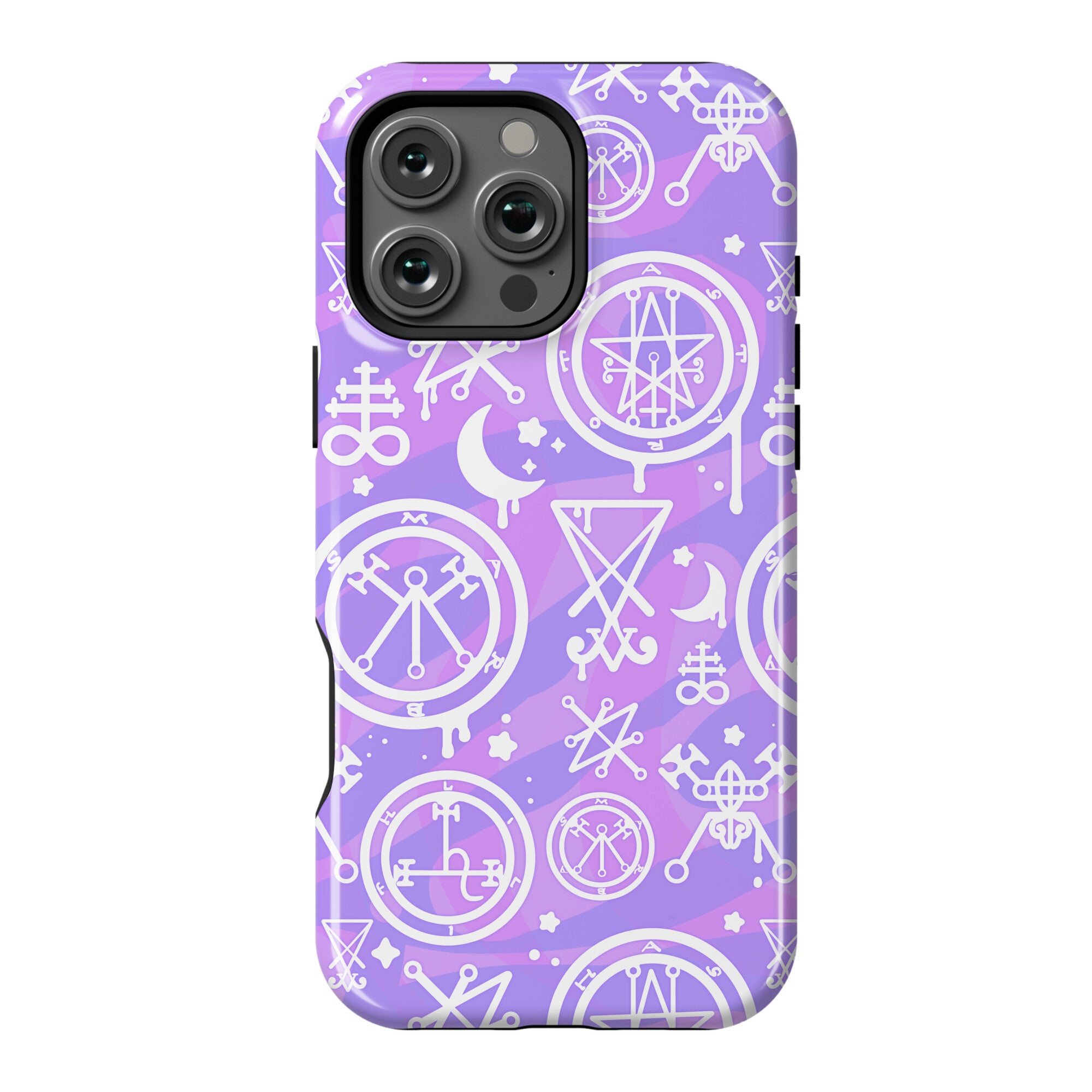 Pastel Goth Demon Sigil Pattern Phone Case