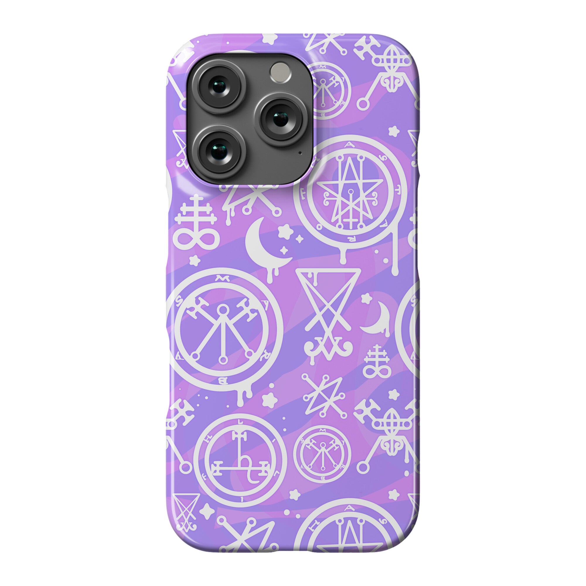 Pastel Goth Demon Sigil Pattern Phone Case
