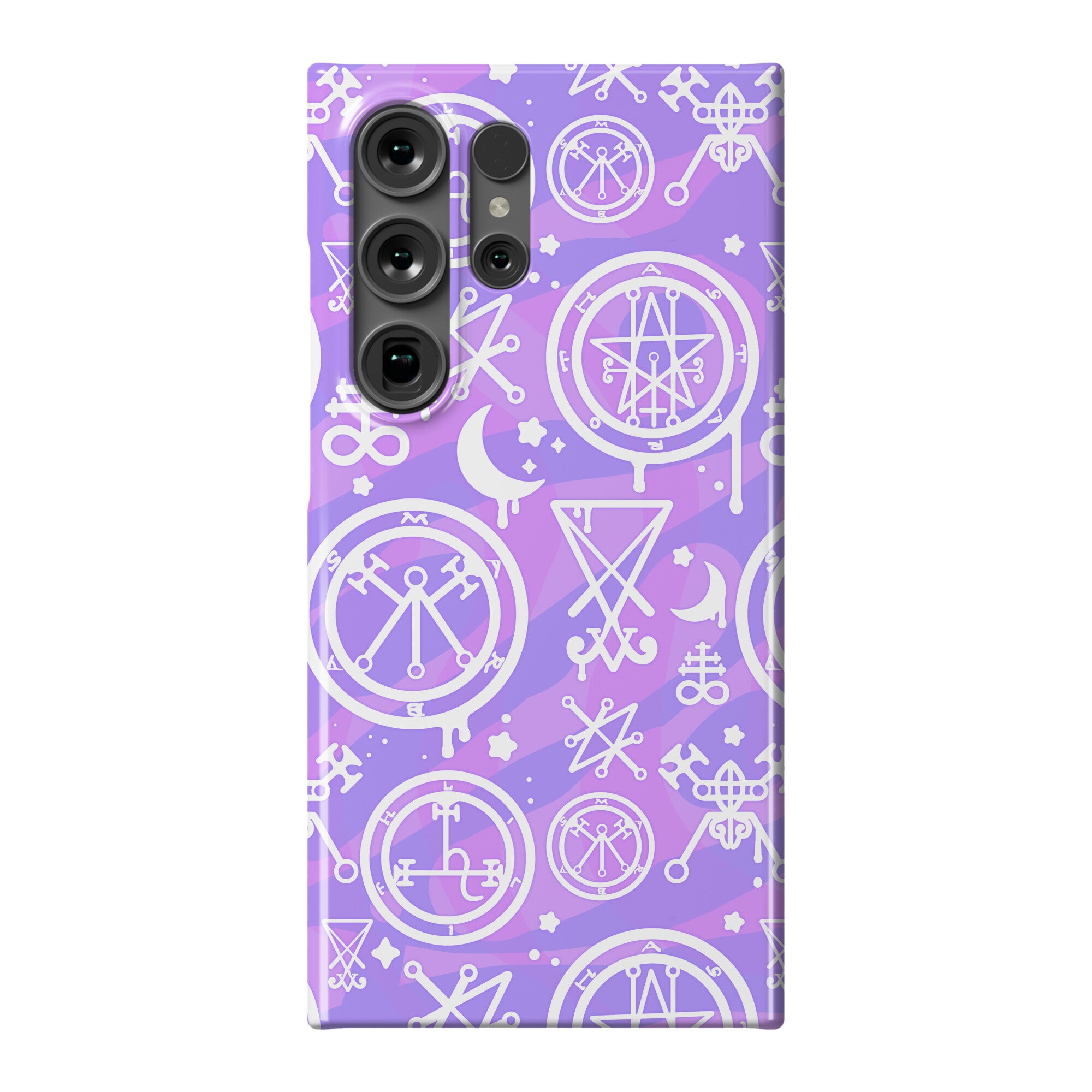 Pastel Goth Demon Sigil Pattern Phone Case