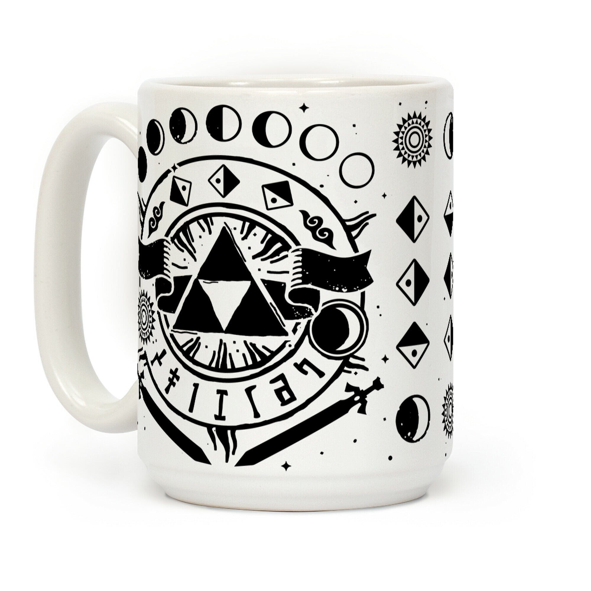 Hyrule Occult Symbols Coffee Mug