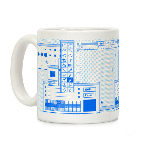 Photoshop Pixel Tools Coffee Mug