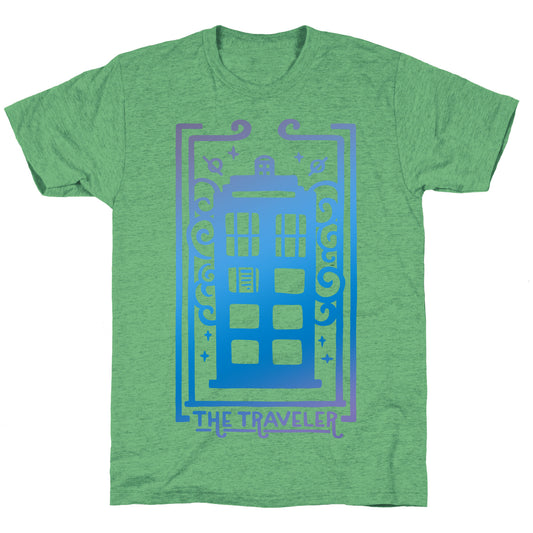 Time Traveler Tarot Unisex Triblend Tee