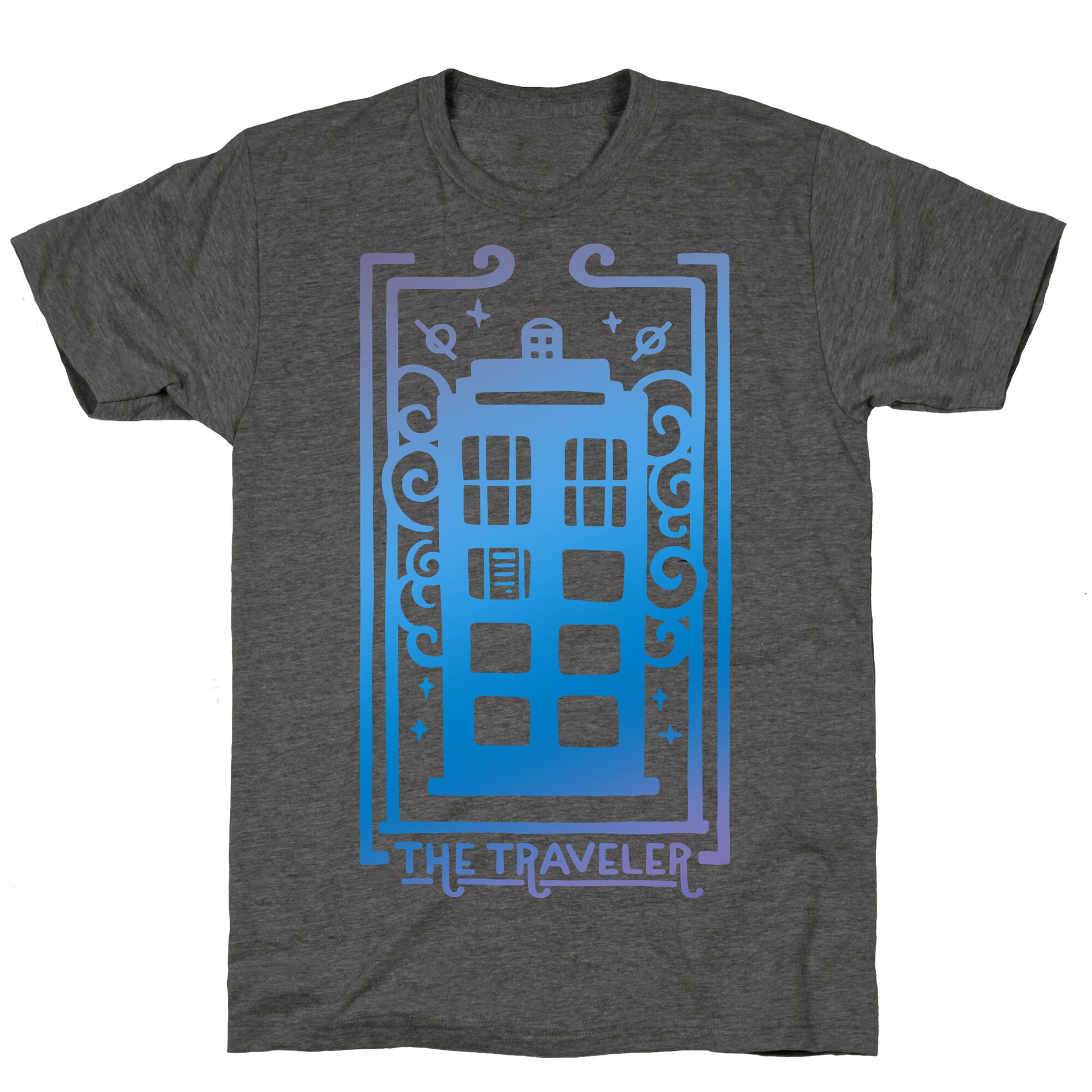 Time Traveler Tarot Unisex Triblend Tee