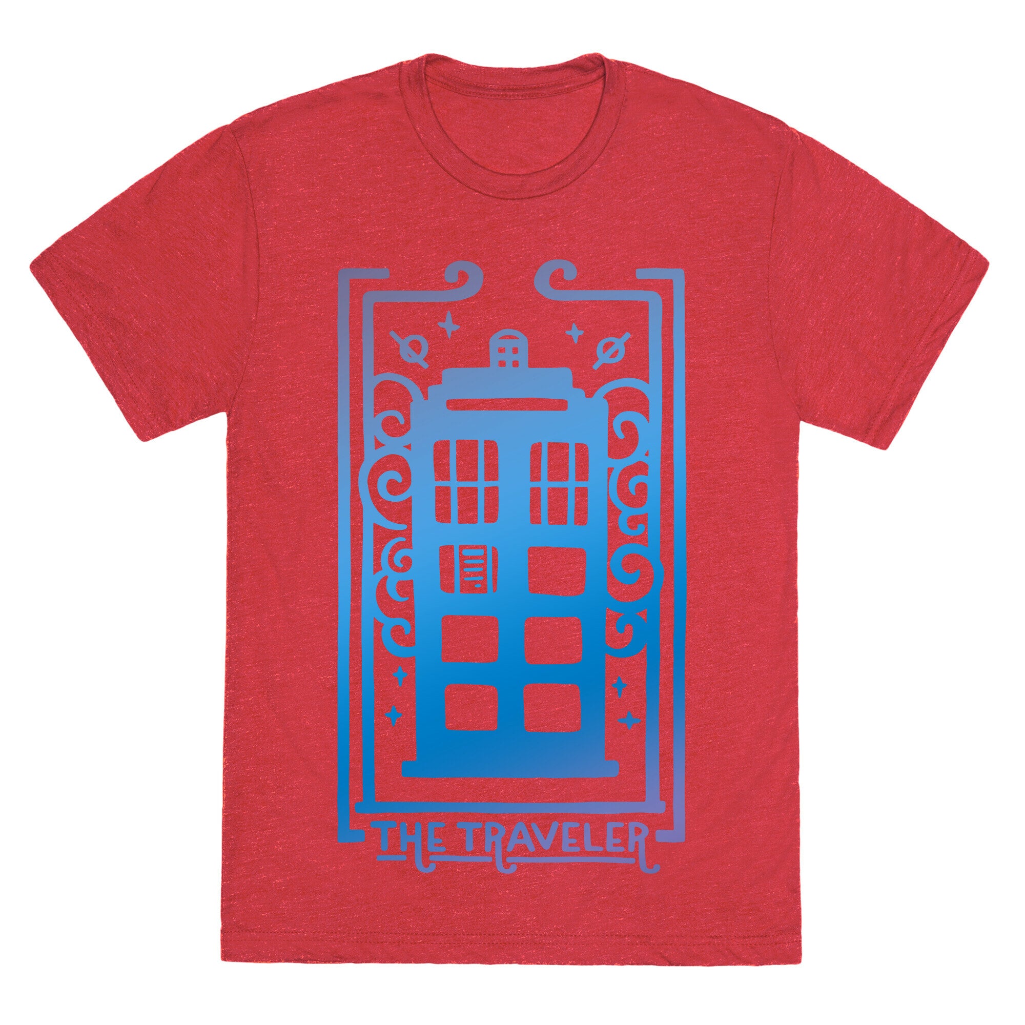 Time Traveler Tarot Unisex Triblend Tee