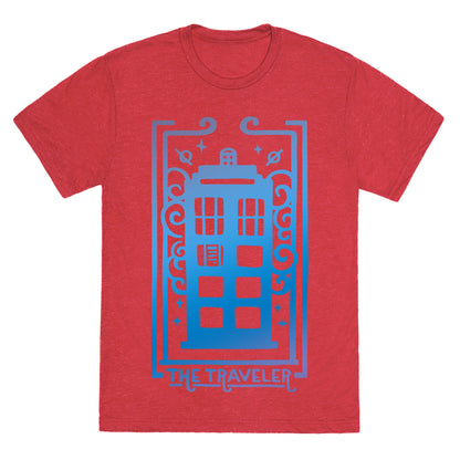 Time Traveler Tarot Unisex Triblend Tee