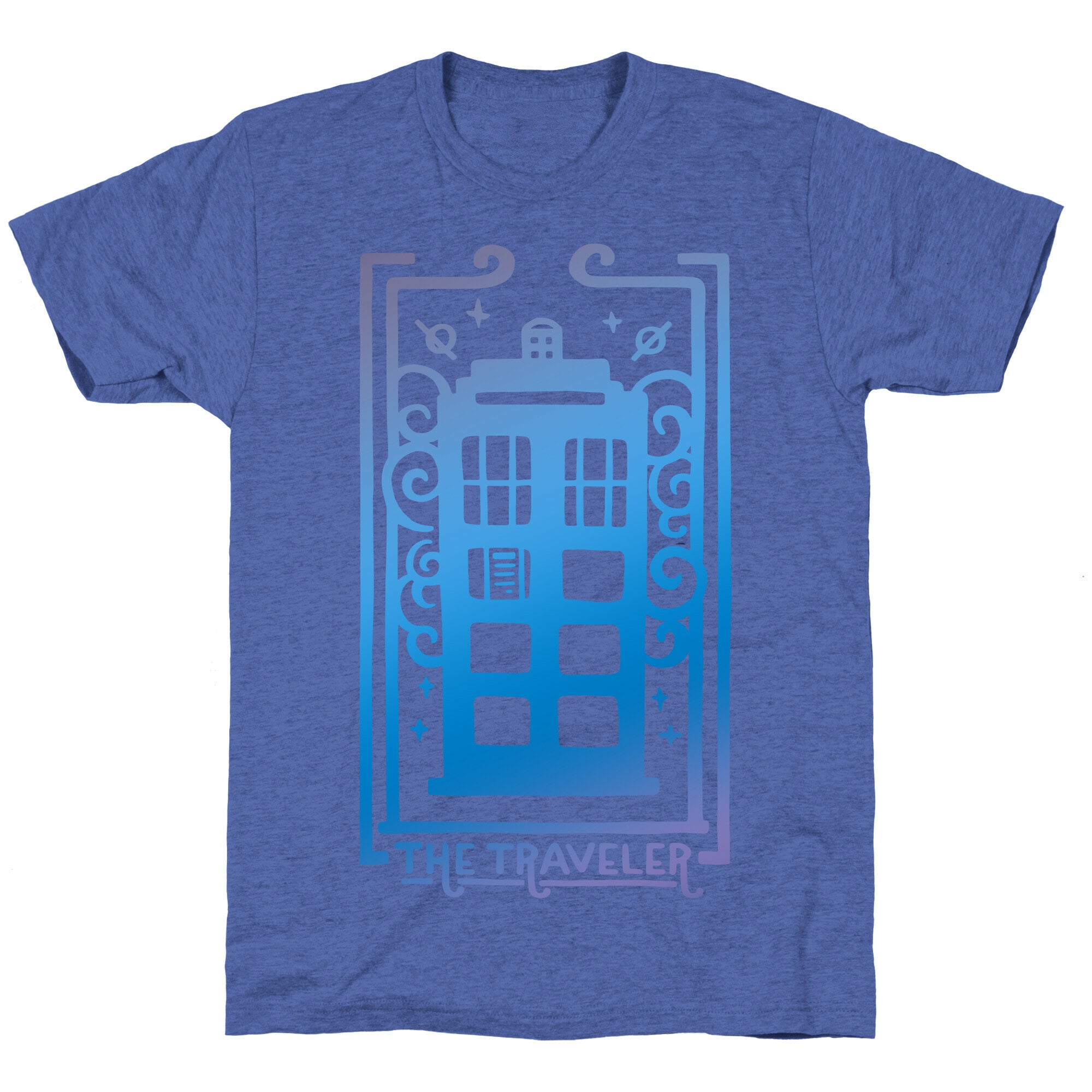 Time Traveler Tarot Unisex Triblend Tee