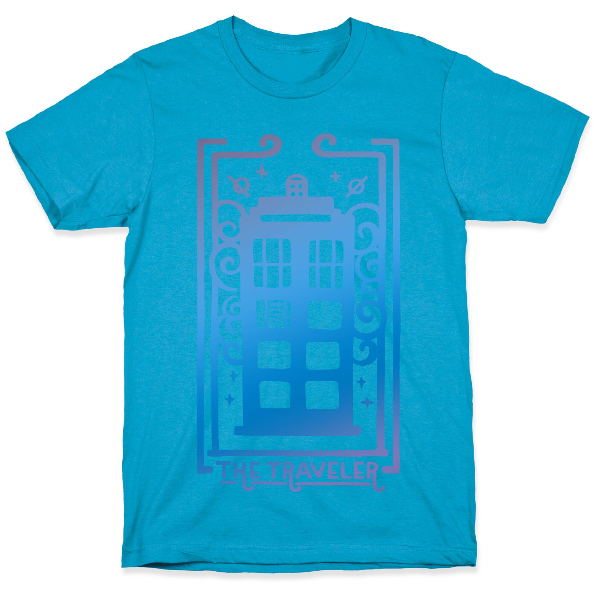 Time Traveler Tarot Unisex Triblend Tee