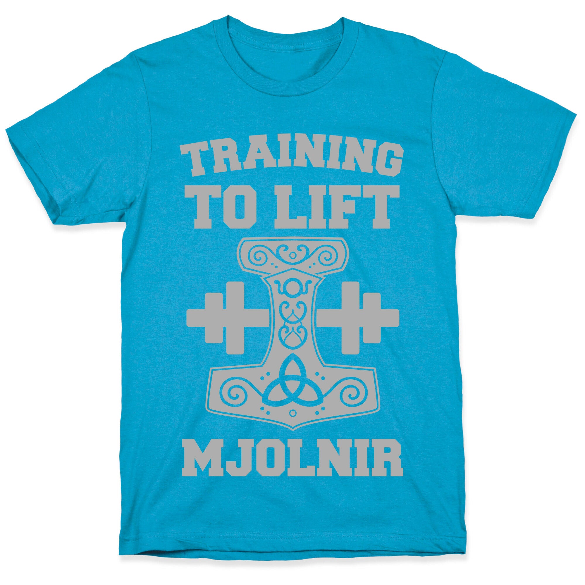 Training to Lift Mjolnir Unisex Triblend Tee