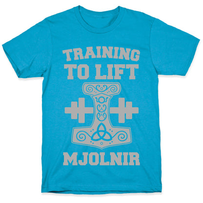 Training to Lift Mjolnir Unisex Triblend Tee