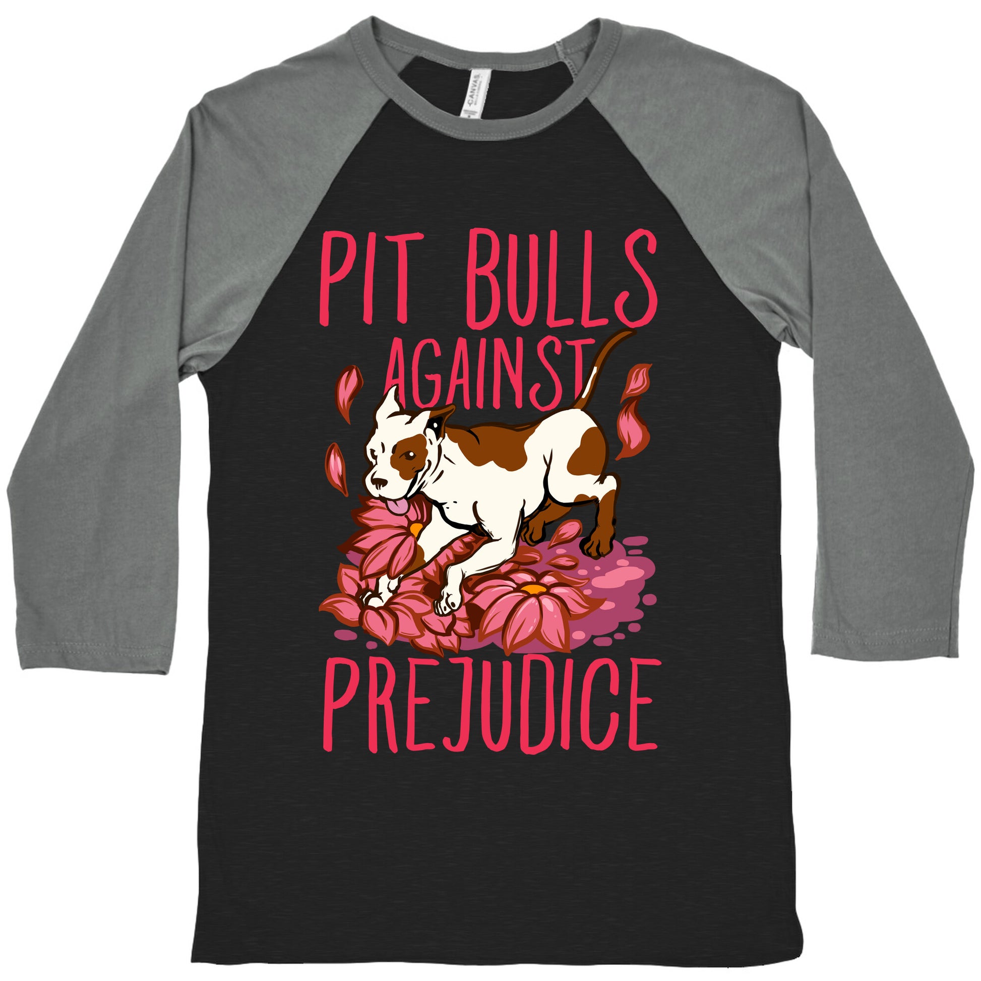 Pit Bulls Against Prejudice Baseball Tee