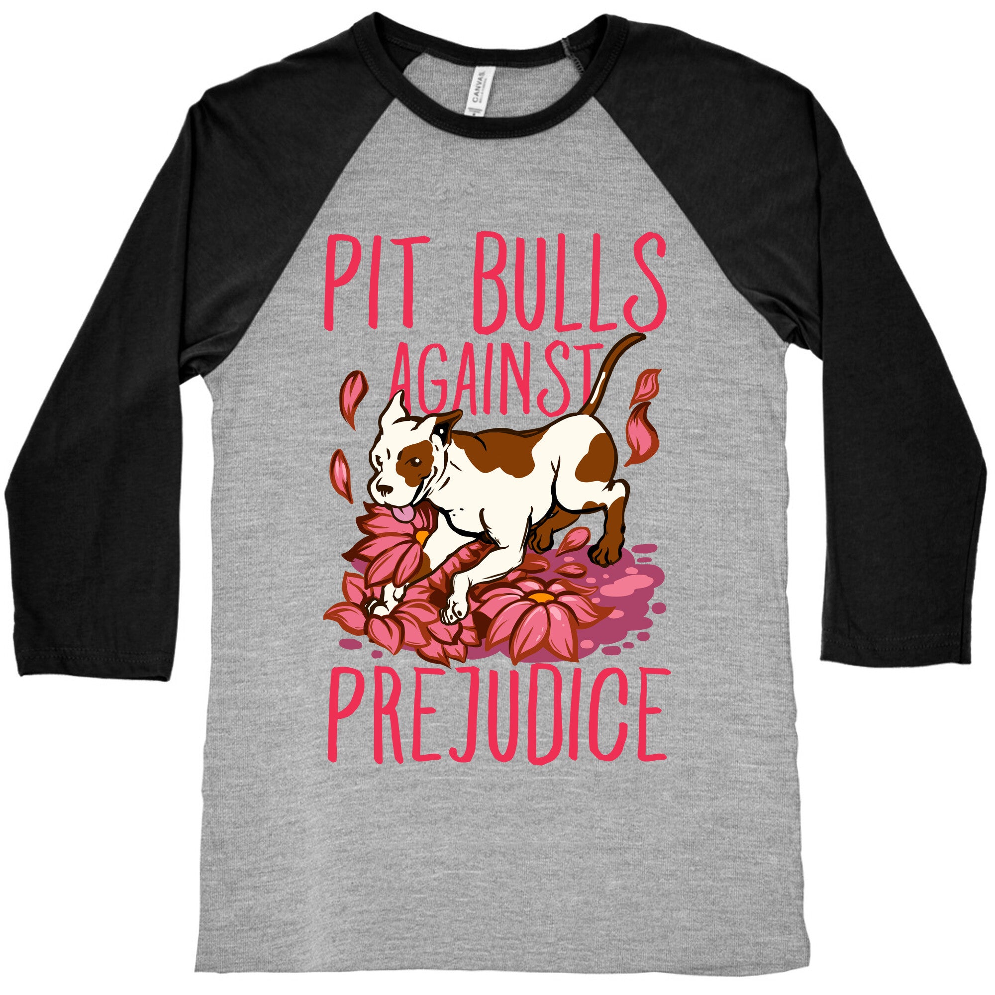 Pit Bulls Against Prejudice Baseball Tee