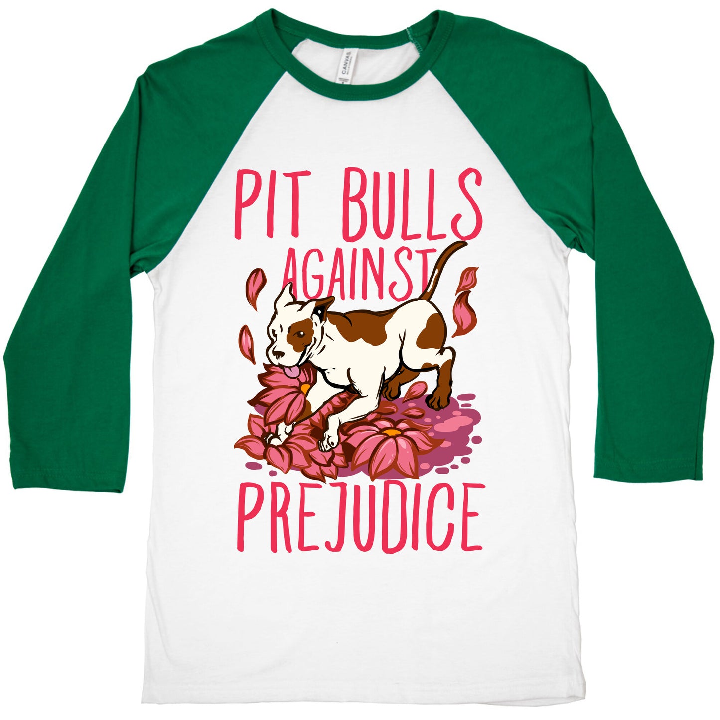 Pit Bulls Against Prejudice Baseball Tee