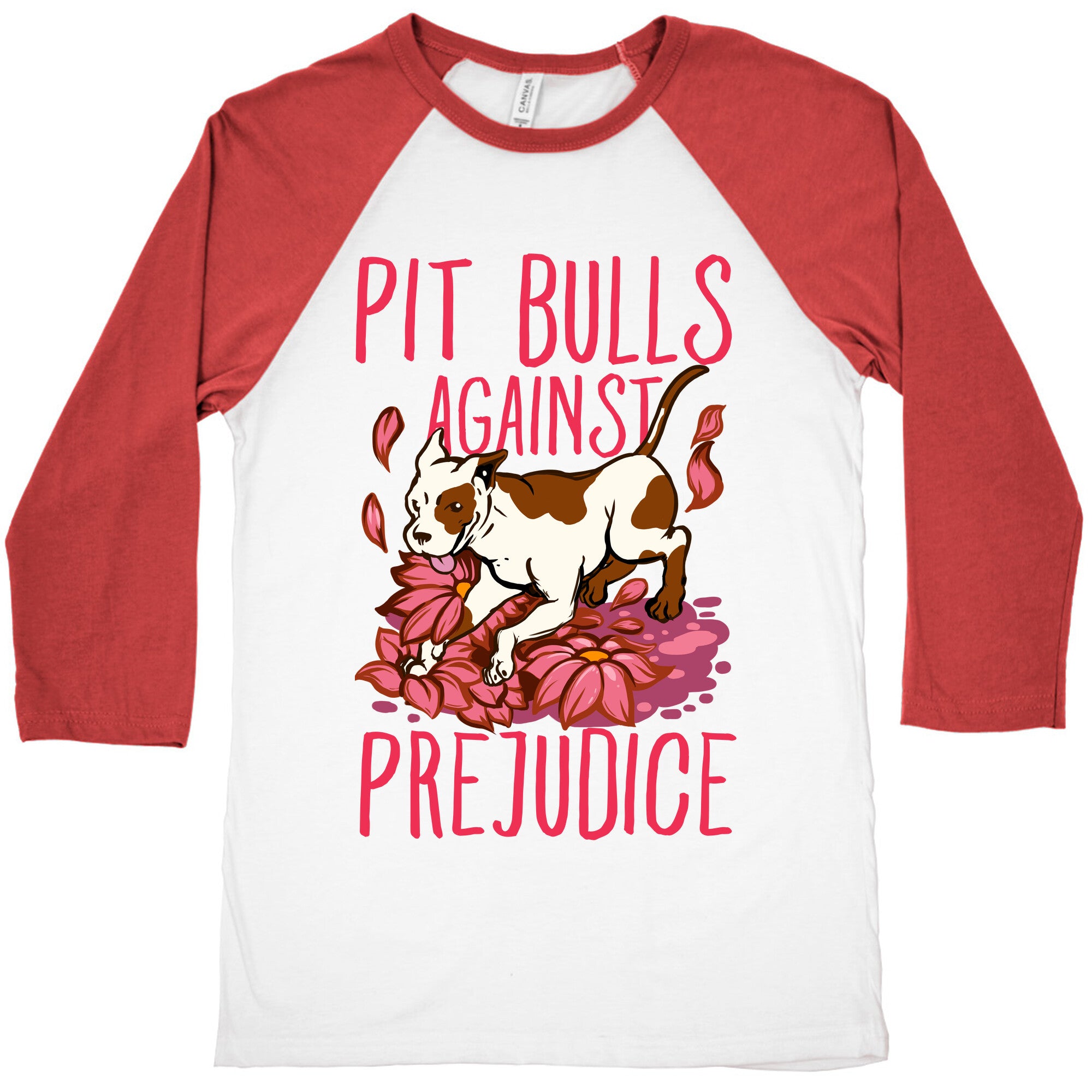 Pit Bulls Against Prejudice Baseball Tee
