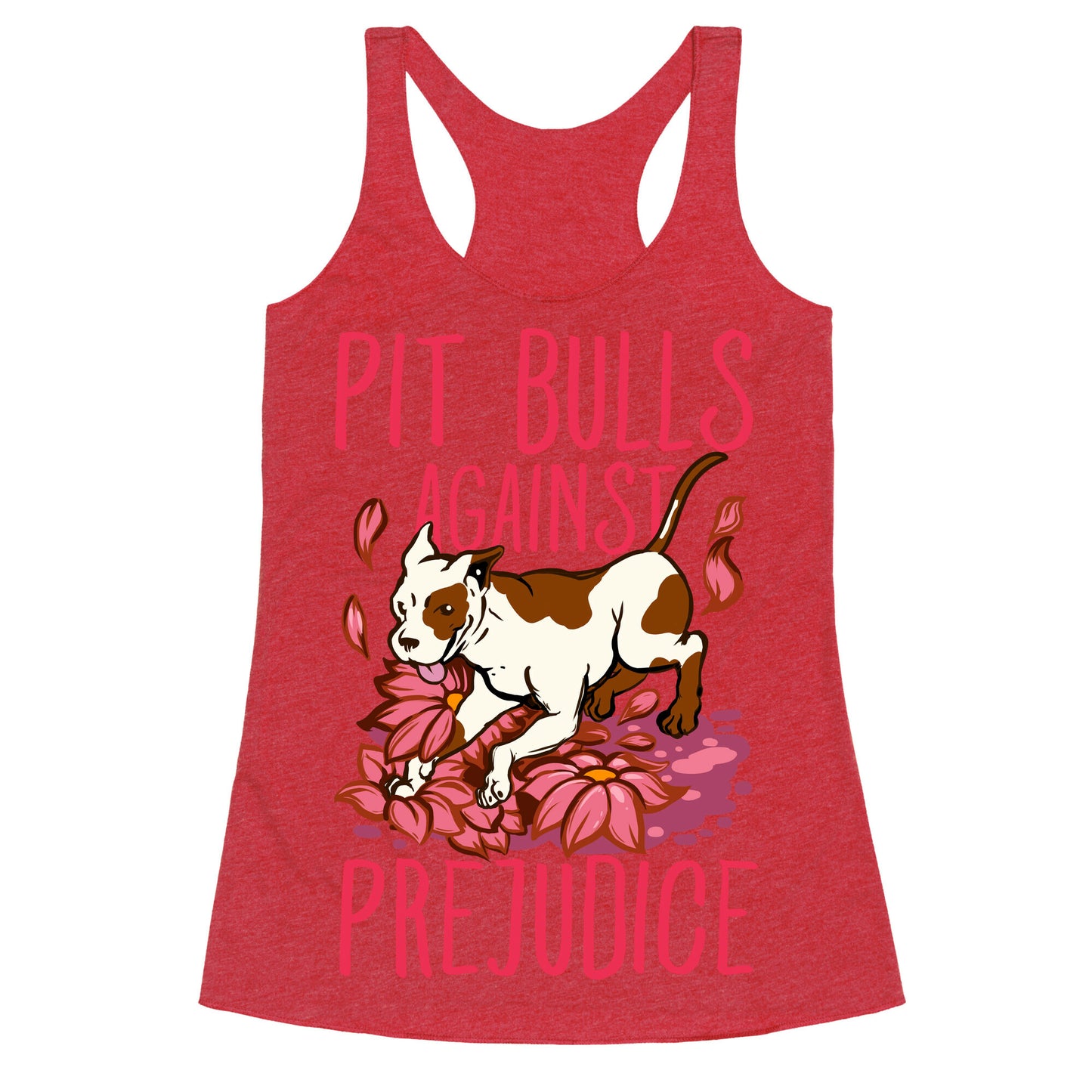 Pit Bulls Against Prejudice Racerback Tank