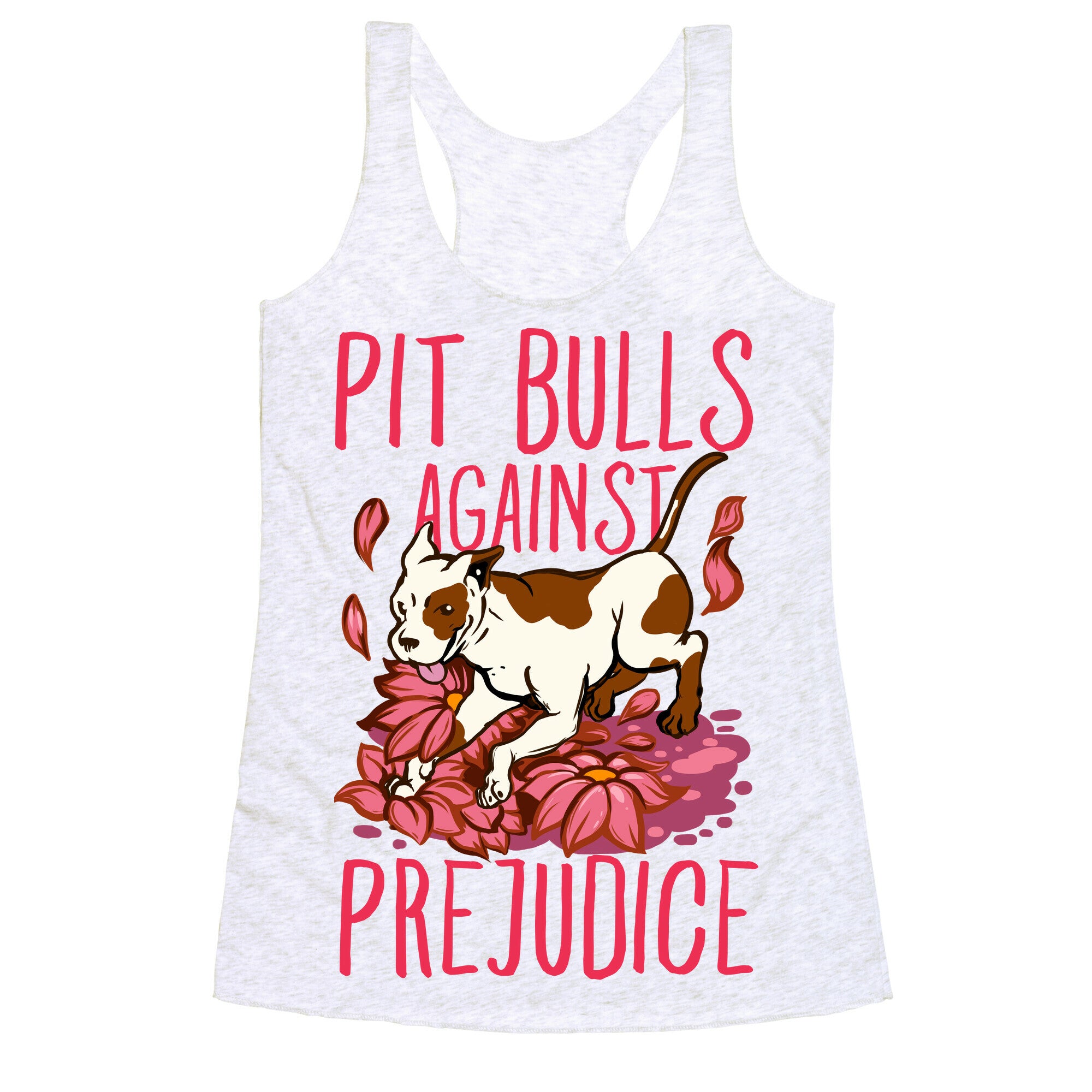 Pit Bulls Against Prejudice Racerback Tank