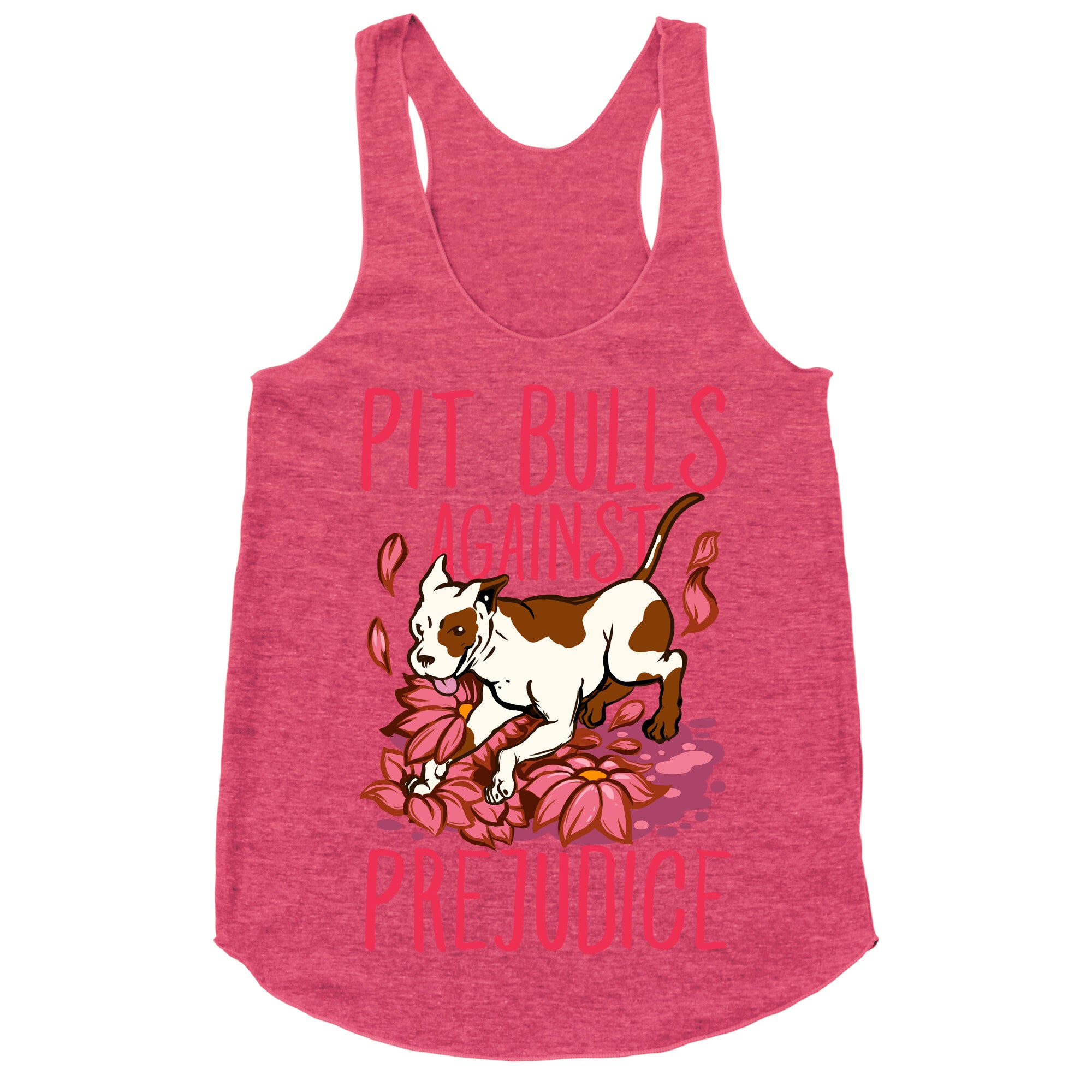 Pit Bulls Against Prejudice Racerback Tank