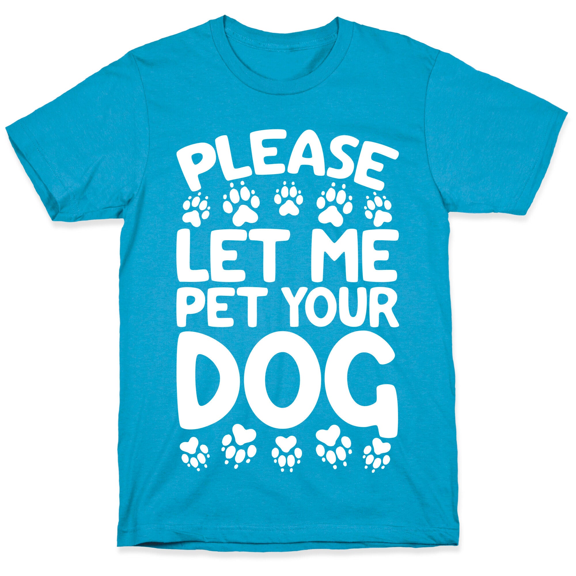 Please Let Me Pet Your Dog Unisex Triblend Tee