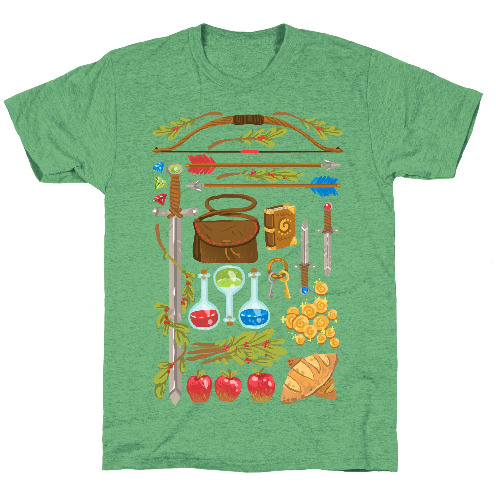 Fantasy RPG Adventurer Kit Unisex Triblend Tee