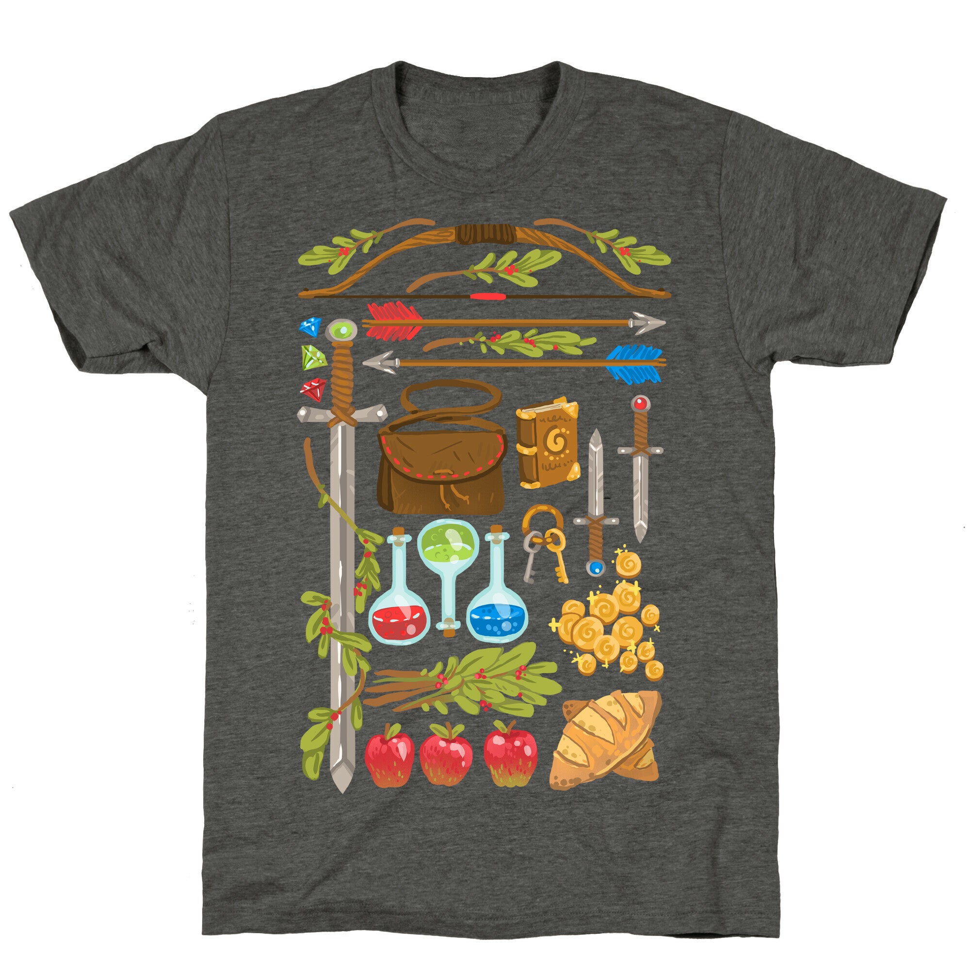 Fantasy RPG Adventurer Kit Unisex Triblend Tee