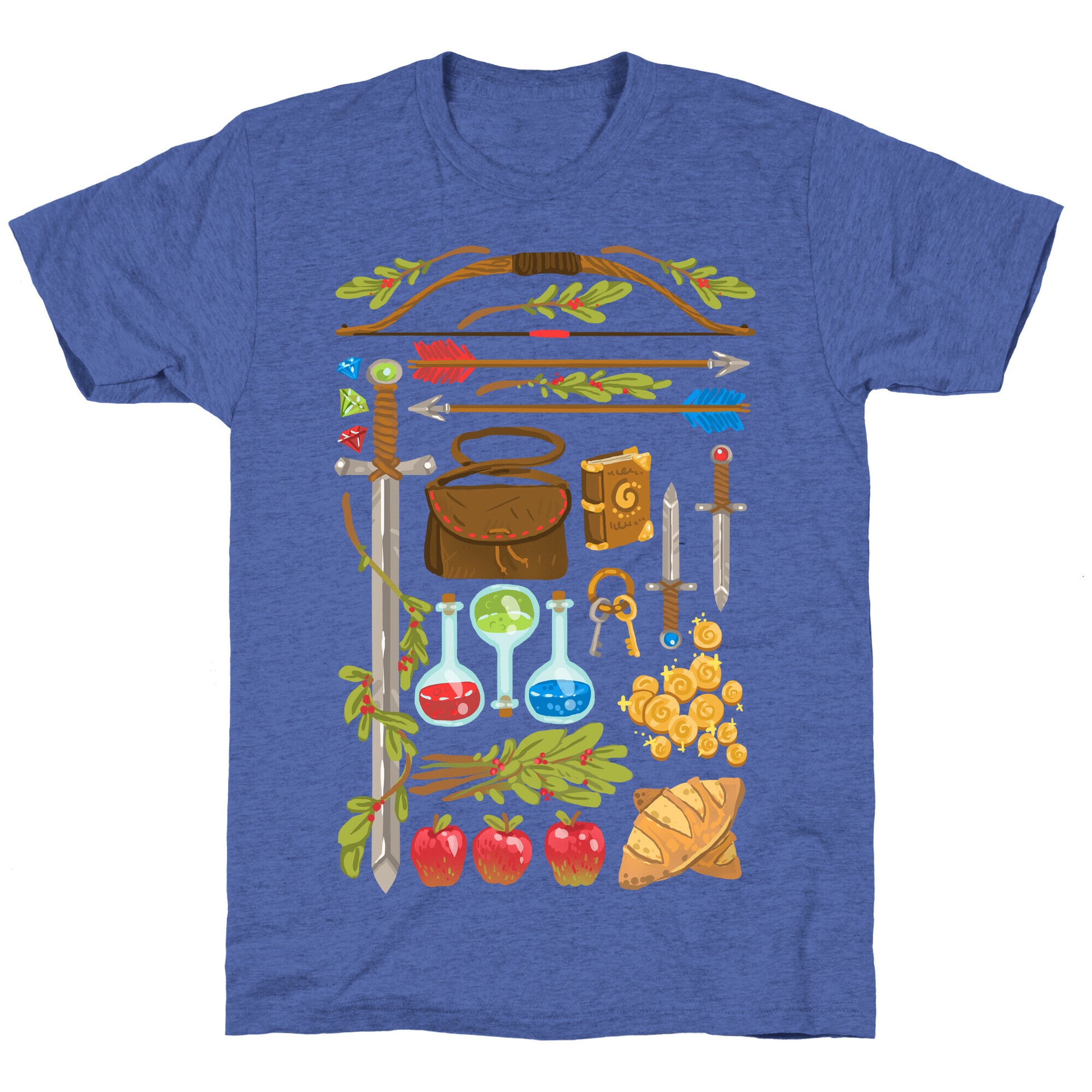 Fantasy RPG Adventurer Kit Unisex Triblend Tee