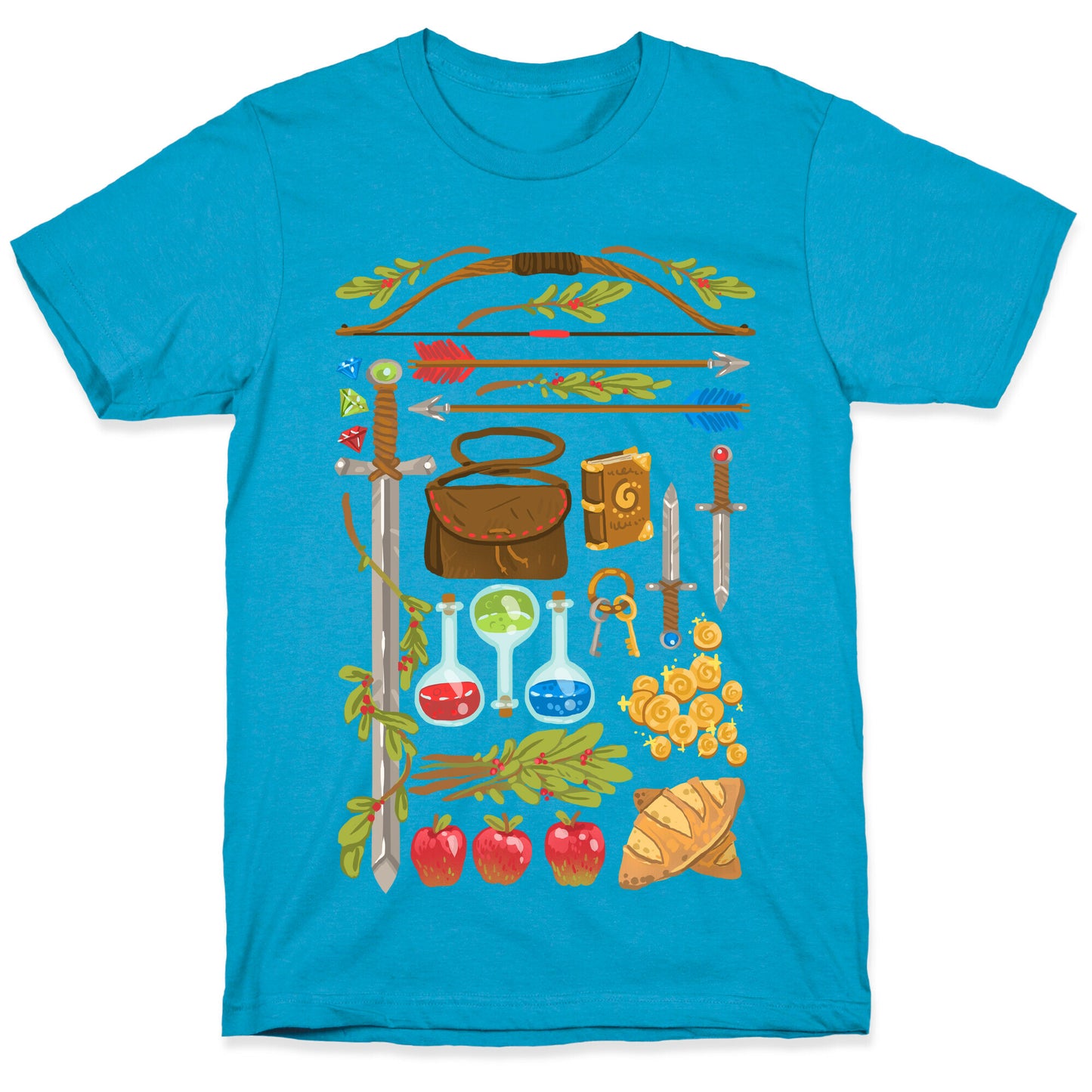 Fantasy RPG Adventurer Kit Unisex Triblend Tee