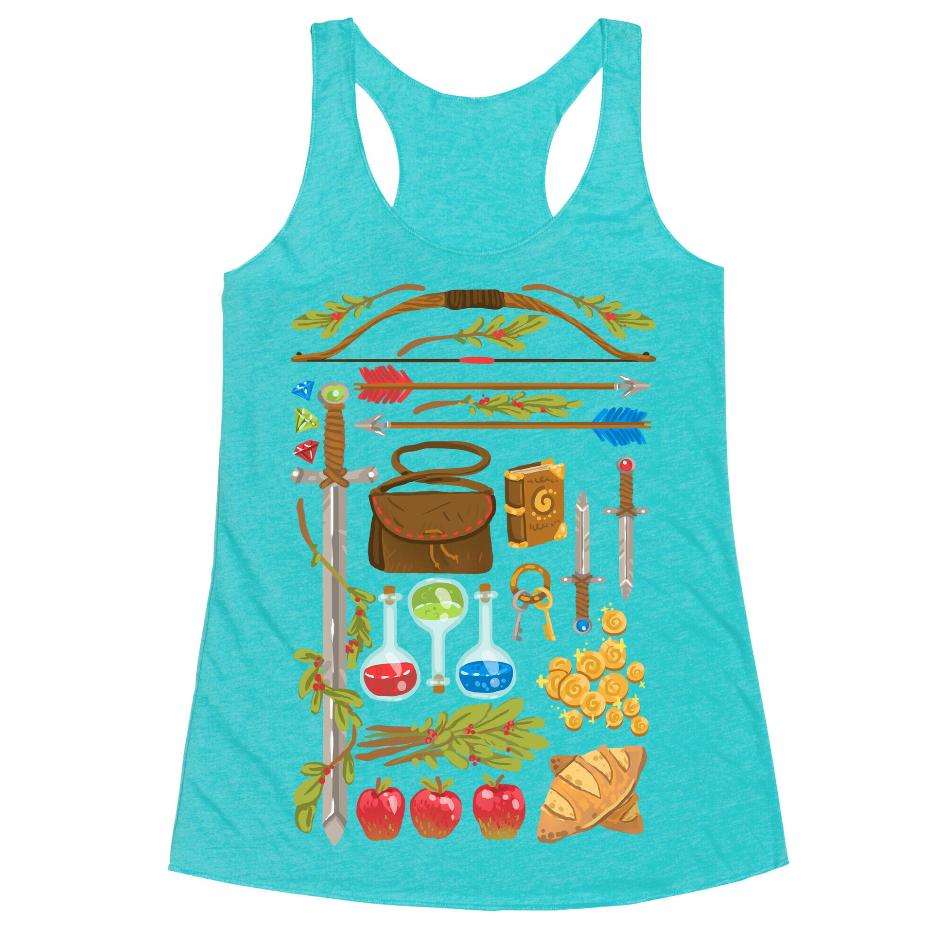 Fantasy RPG Adventurer Kit Racerback Tank