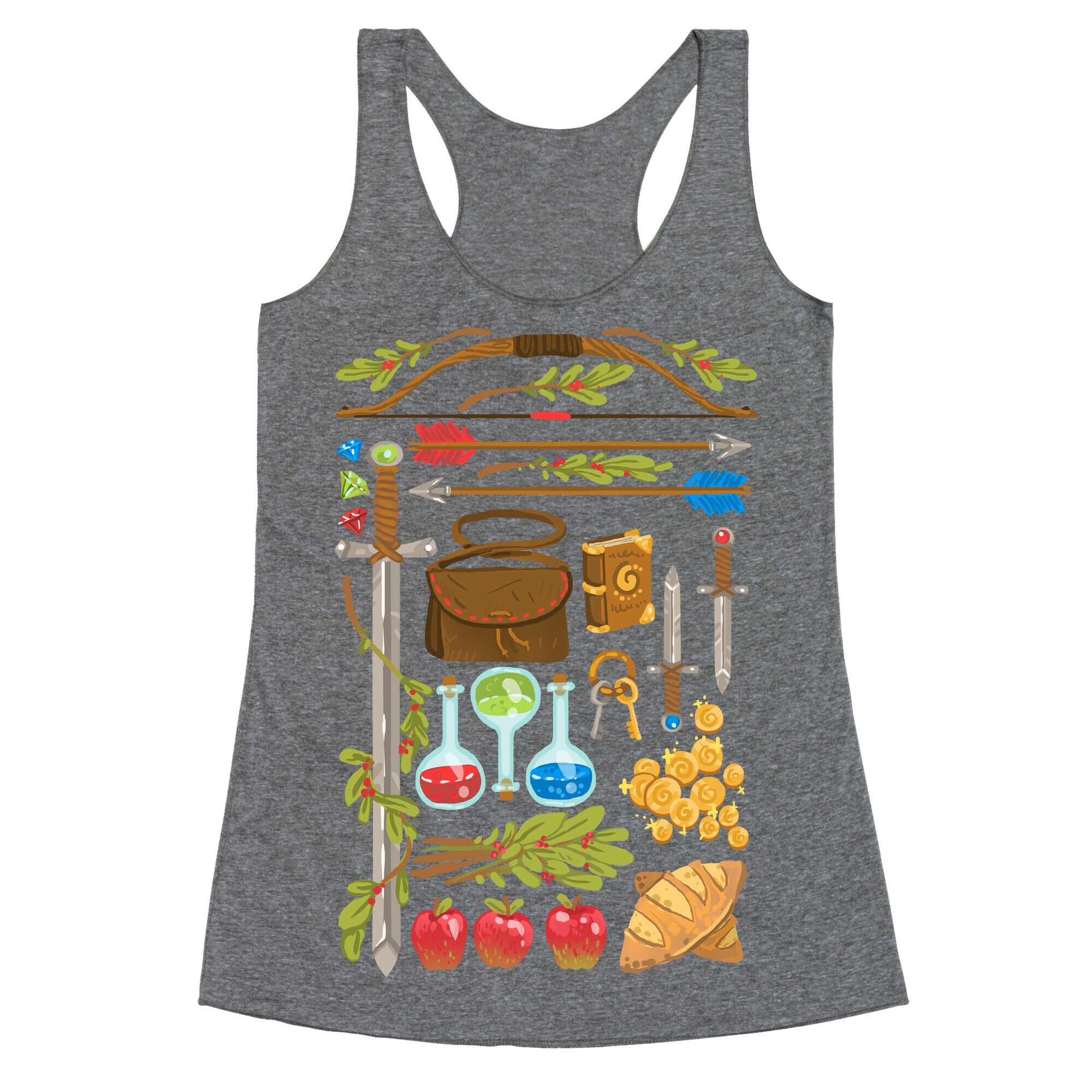 Fantasy RPG Adventurer Kit Racerback Tank