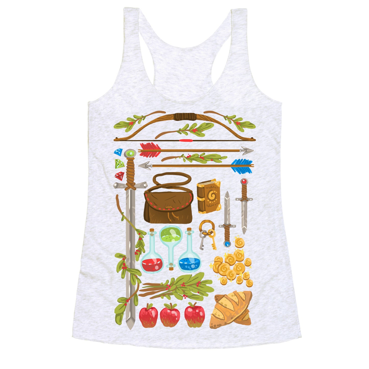 Fantasy RPG Adventurer Kit Racerback Tank