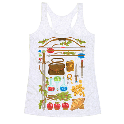 Fantasy RPG Adventurer Kit Racerback Tank