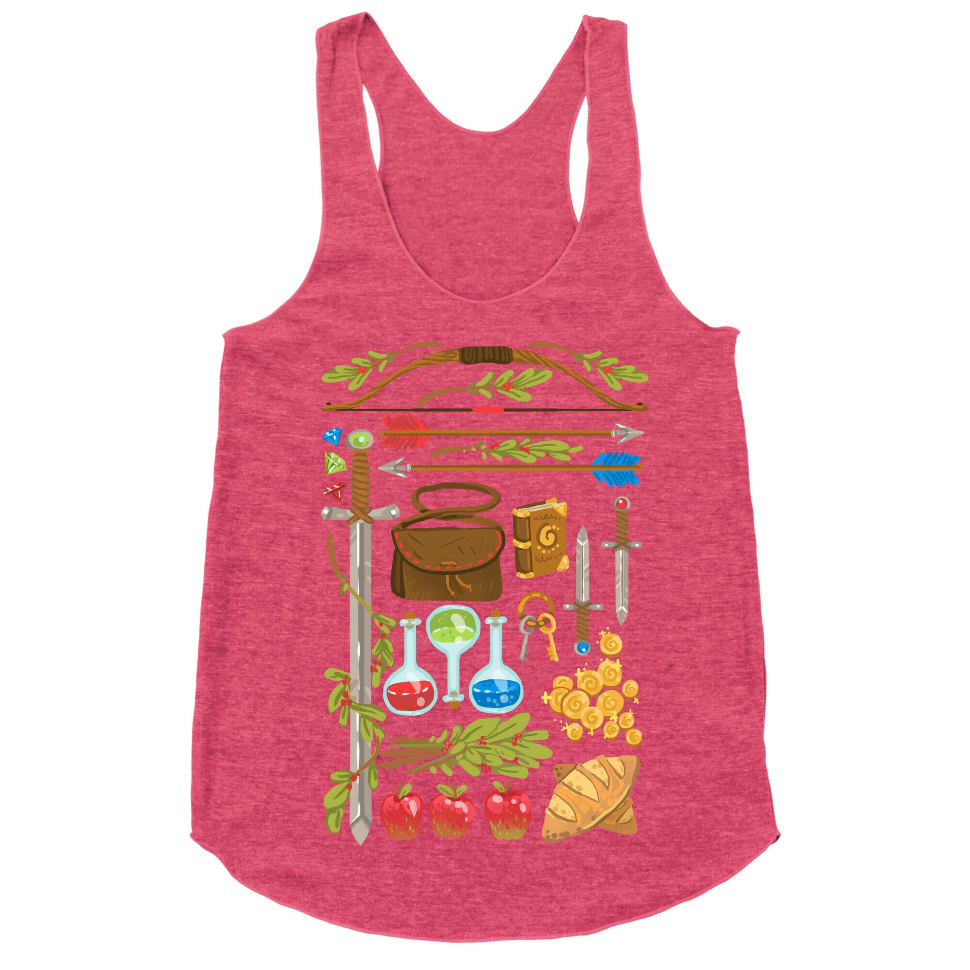Fantasy RPG Adventurer Kit Racerback Tank
