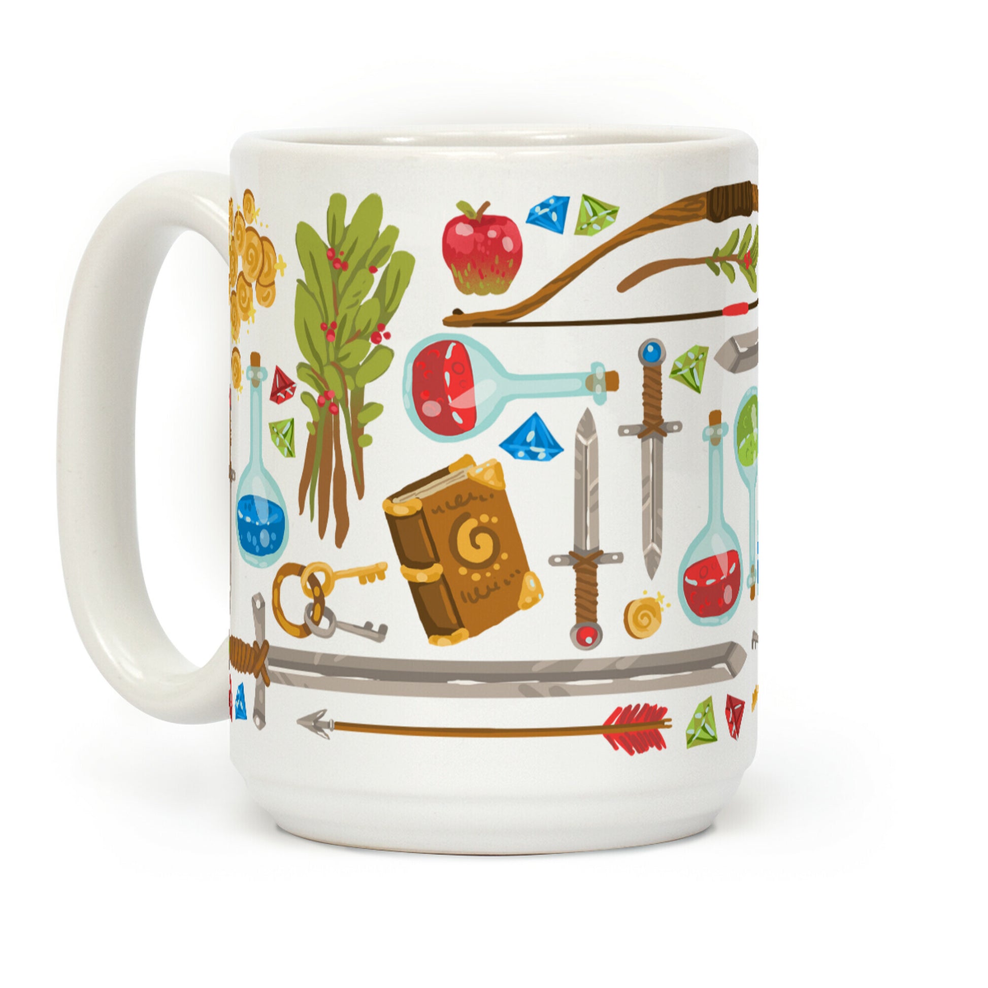 Fantasy RPG Adventurer Kit Coffee Mug