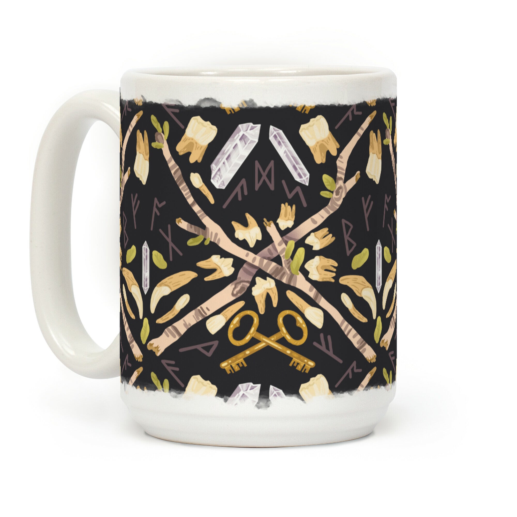 Occult Divination Pattern Coffee Mug