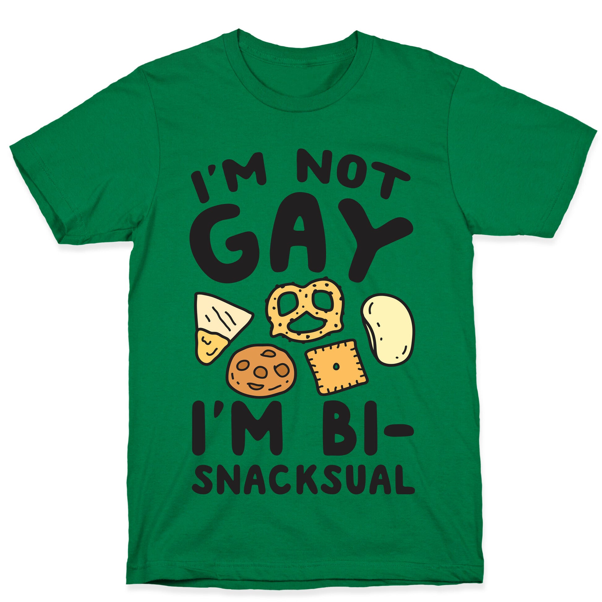 I'm Not Gay I'm Bi-snacksual T-Shirt