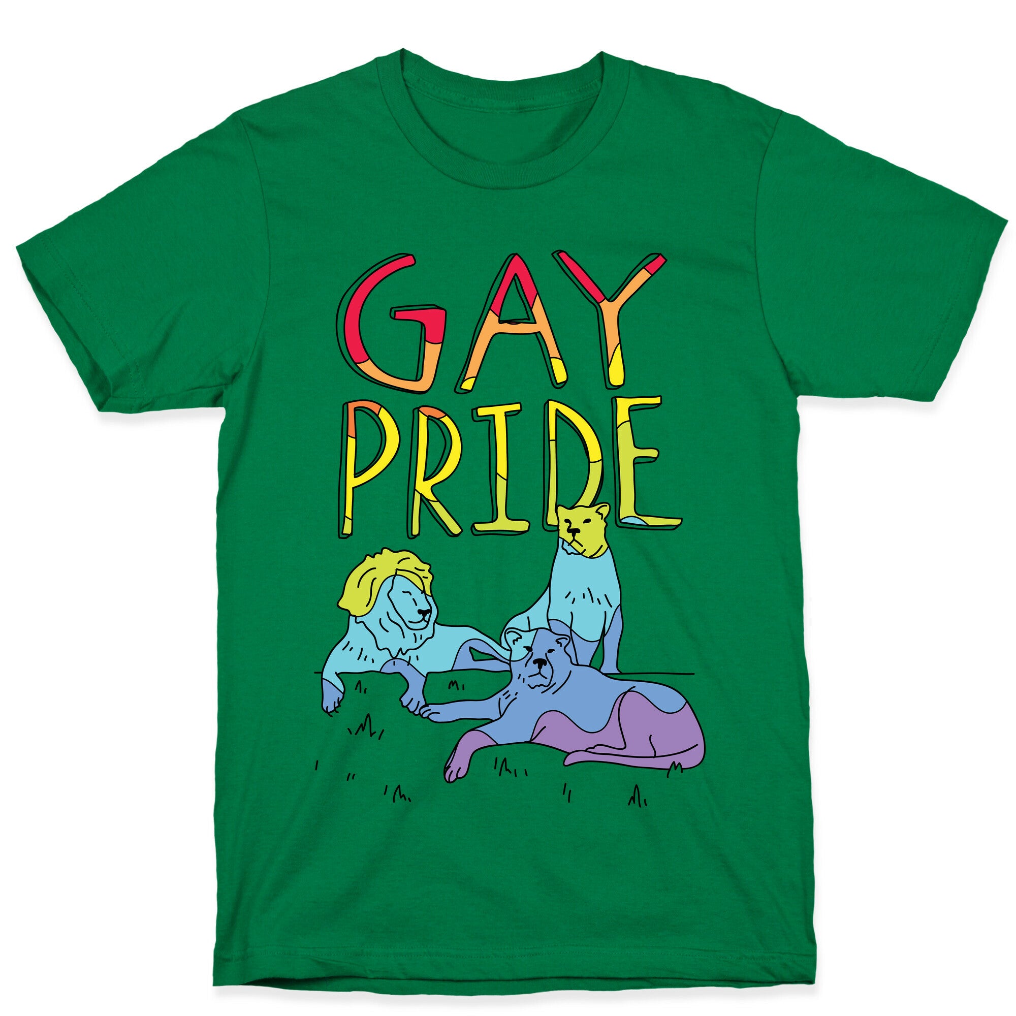 Gay Pride Of Lions T-Shirt