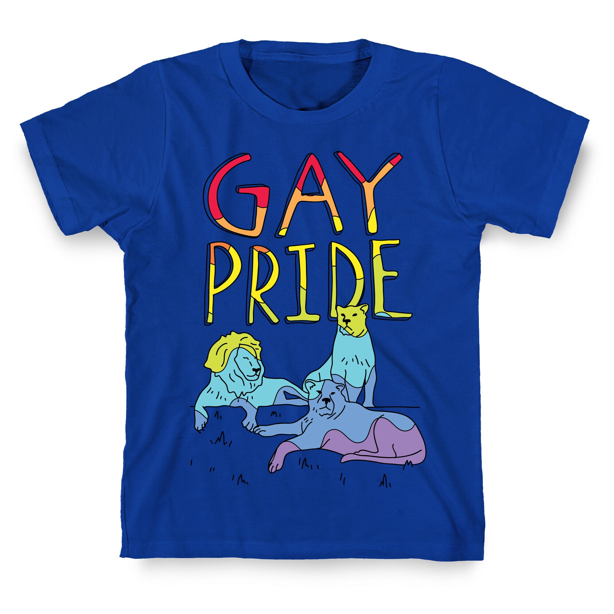 Gay Pride Of Lions T-Shirt