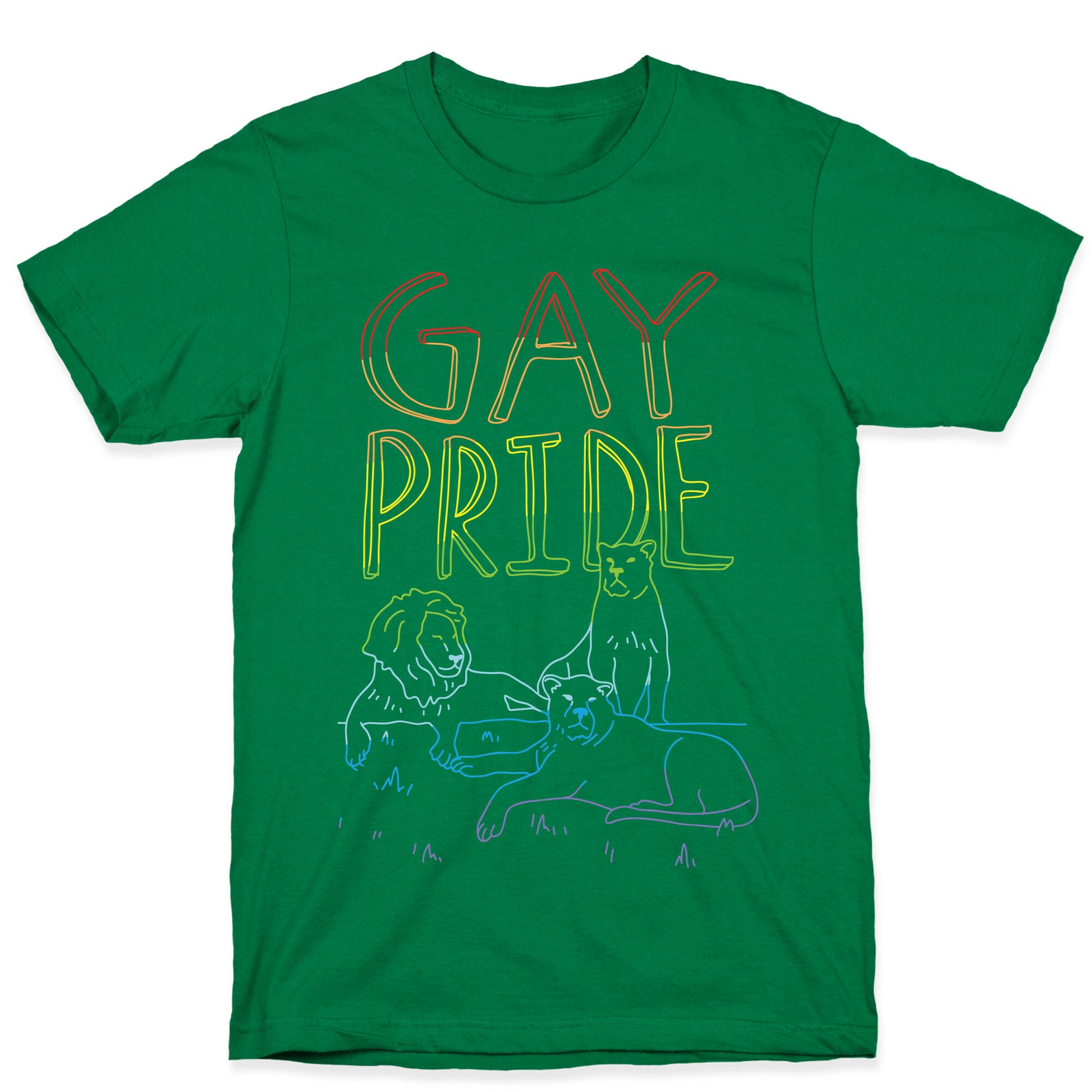 Gay Pride Of Lions T-Shirt