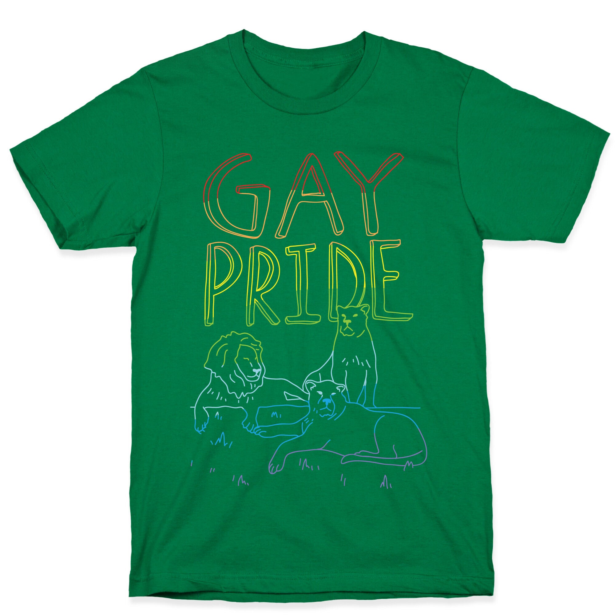 Gay Pride Of Lions T-Shirt