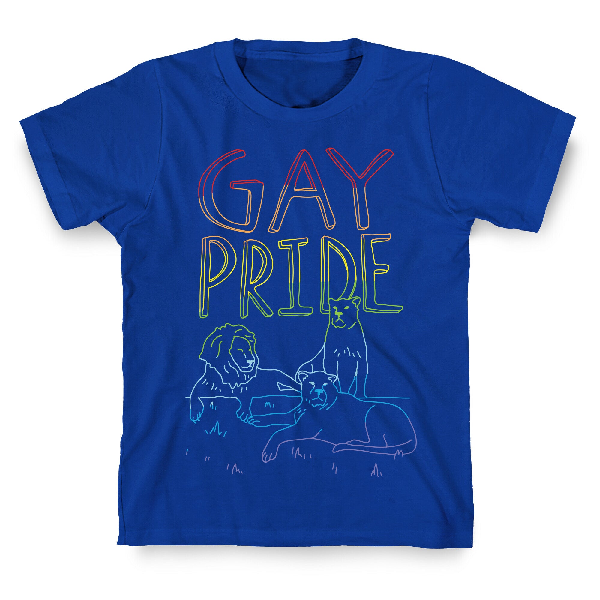 Gay Pride Of Lions T-Shirt