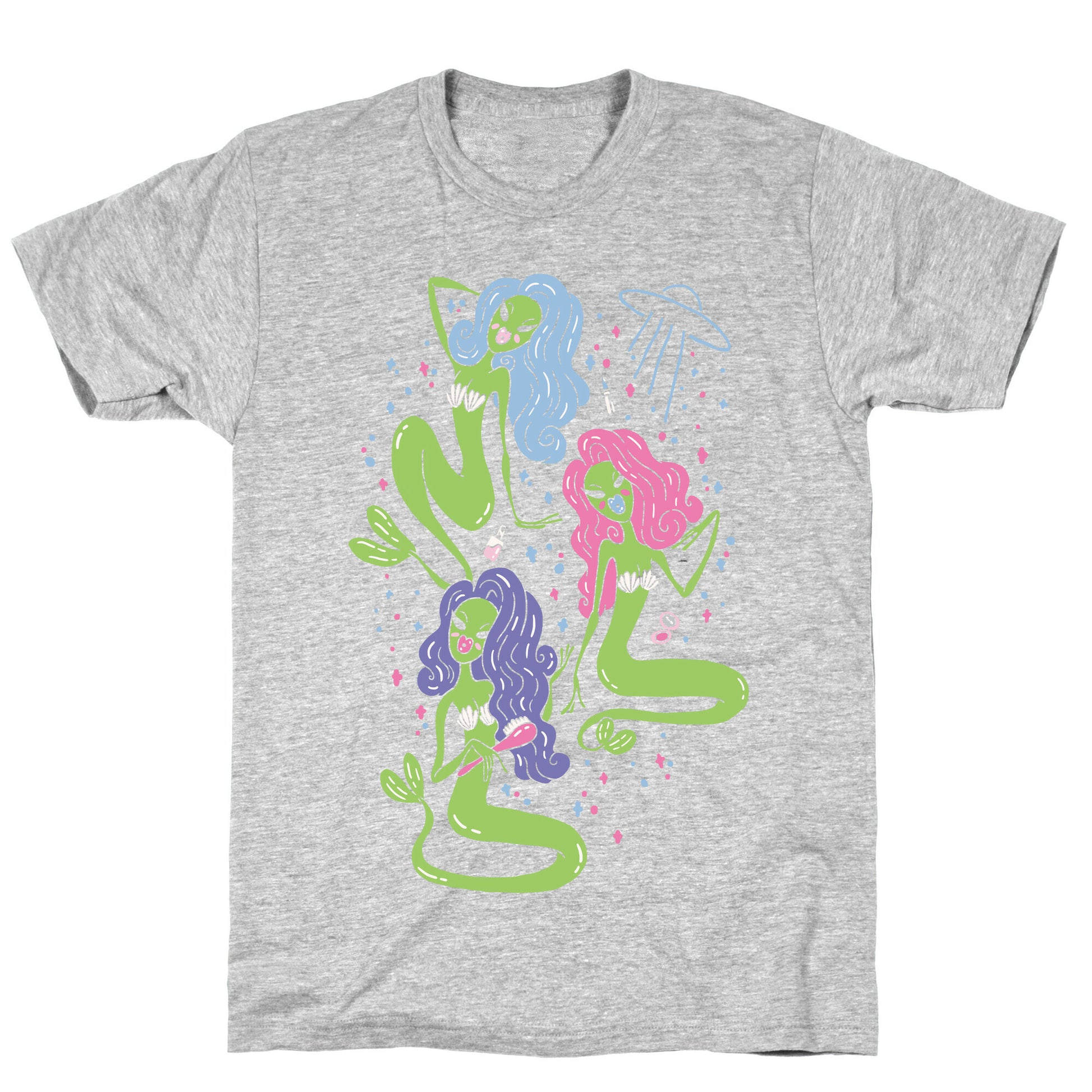 Mermaid Martians T-Shirt