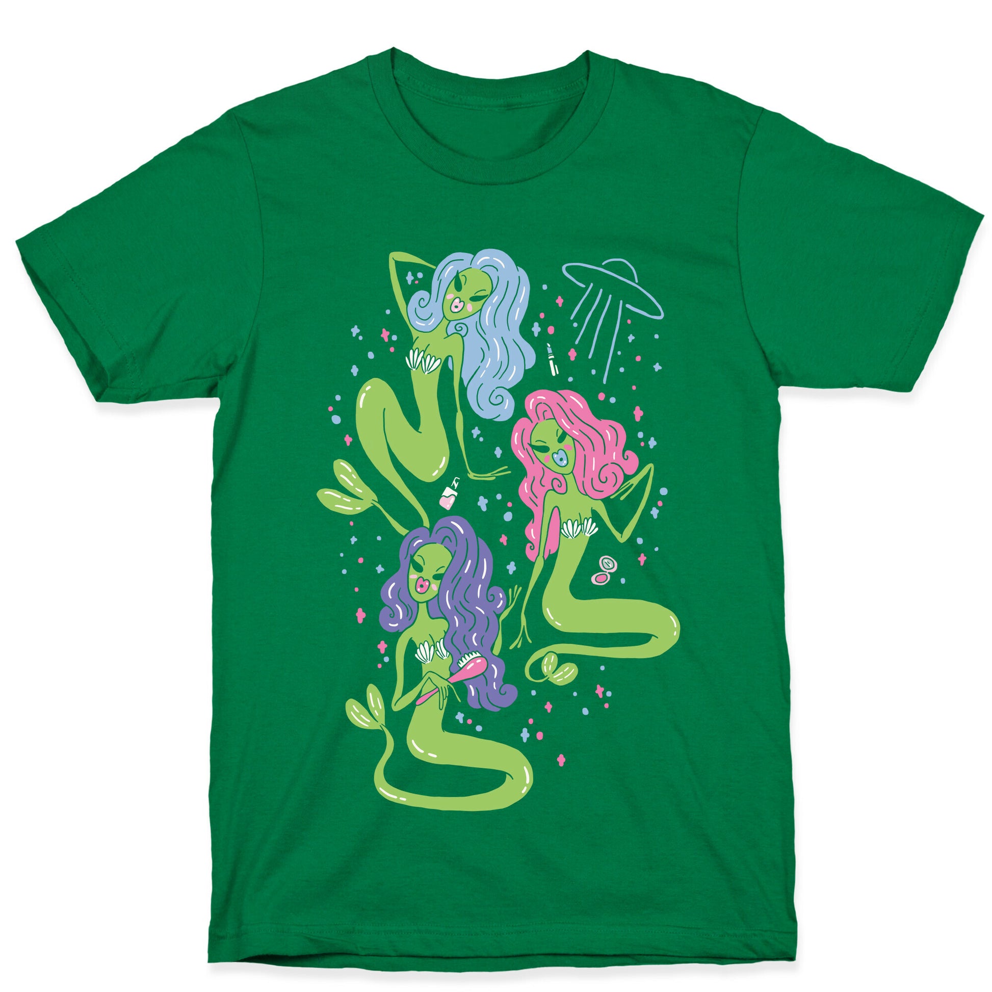 Mermaid Martians T-Shirt